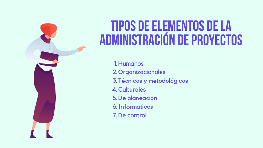 elementos de la administración de proyectos