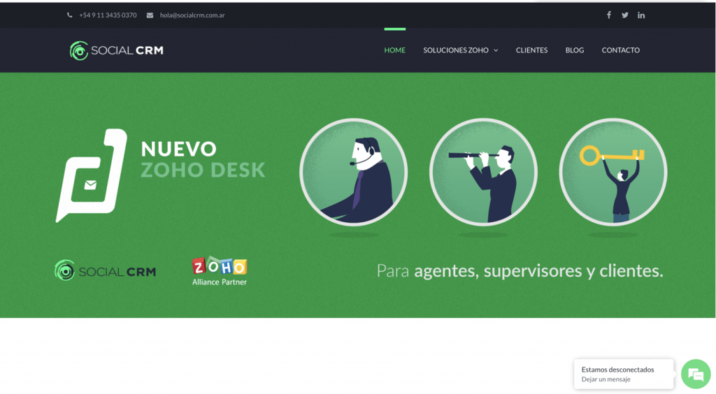 Social CRM Partner Zoho Chile
