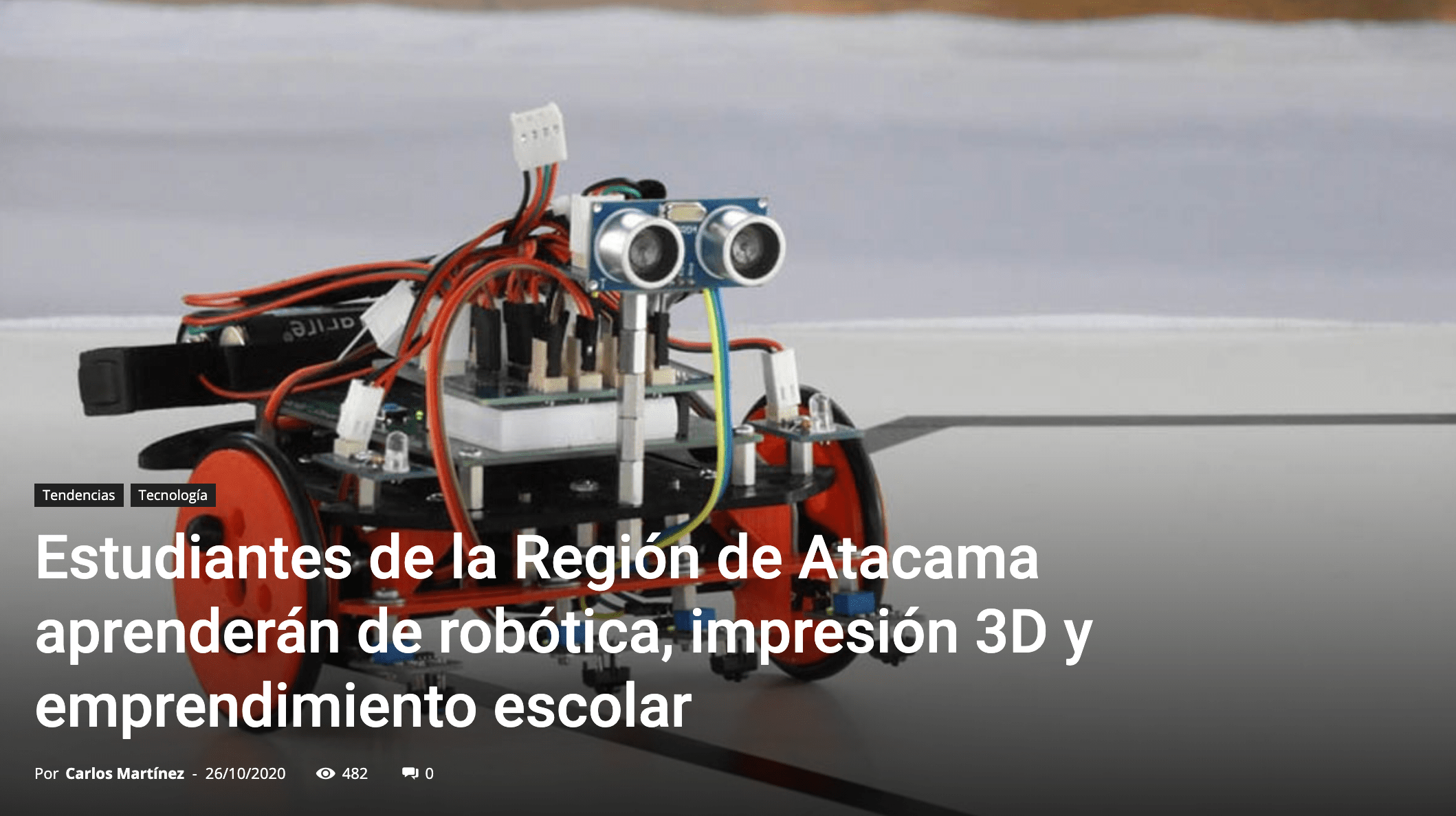 E-learning y clases de robótica en Chile