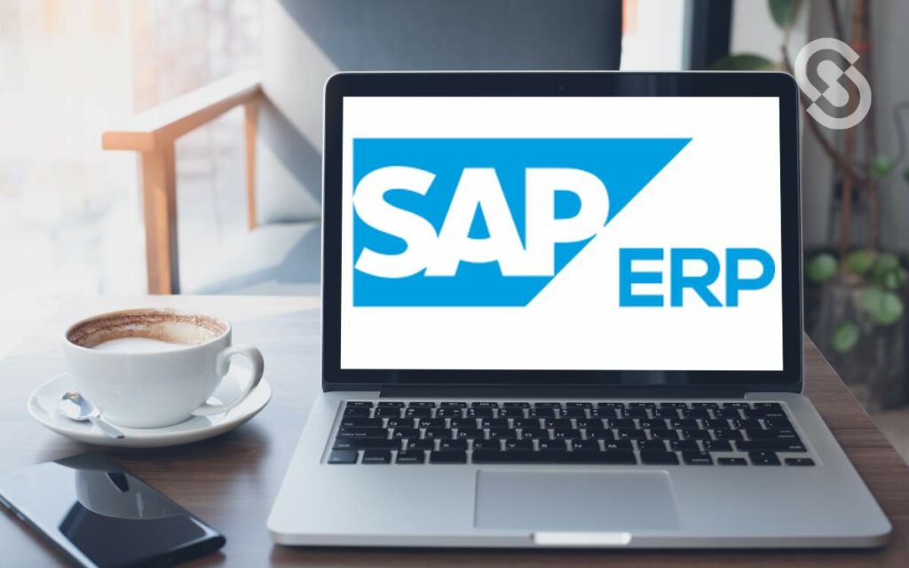 en la imagen se ve el logo de sap erp