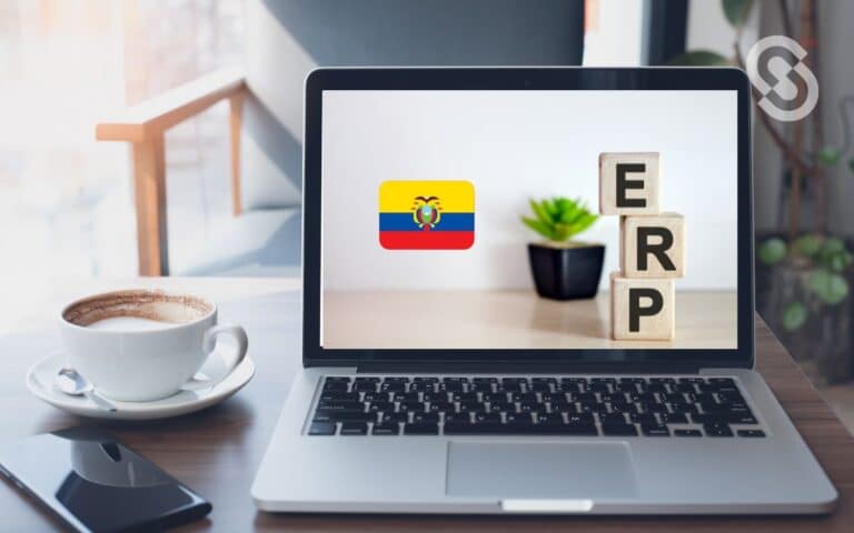 En la imagen se ve un ERP de ecuador.